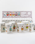 Wholesale 18-piece case of Empire Glassworks Puffco Pivot Mouthpieces with countertop retail display featuring assorted designs.