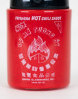 Empire Glassworks Sriracha Sauce glass attachment featuring bold red coloring and novelty hot sauce styling