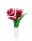 Bowl Piece - Pink Tulip - 14mm