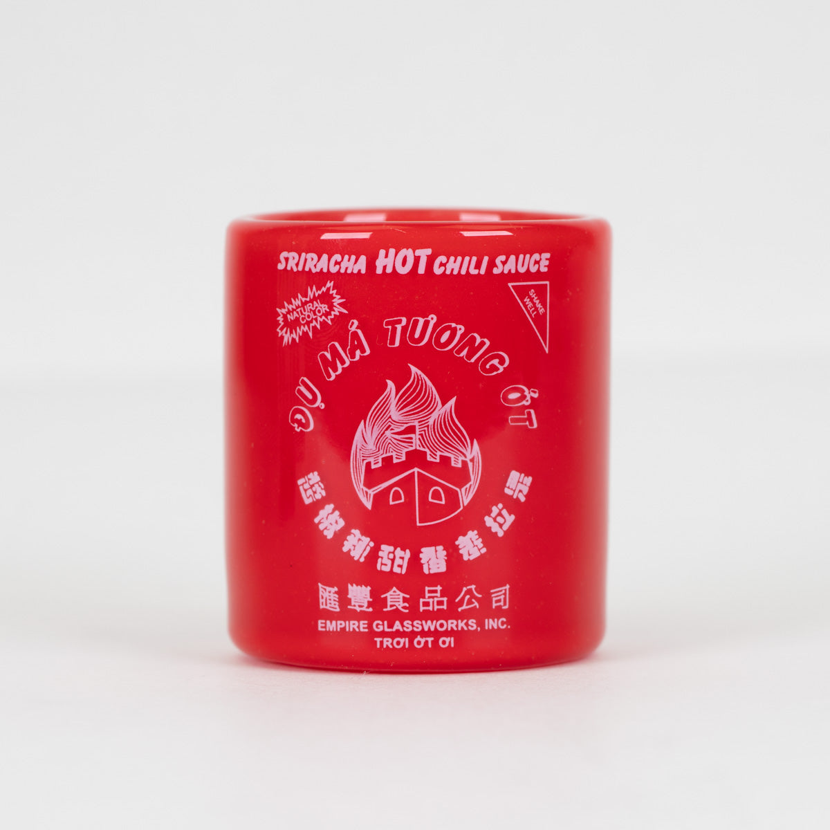 Empire Glassworks Puffco Proxy Core Sriracha Sauce attachment made from handcrafted borosilicate glass