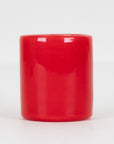 Close-up of Sriracha Sauce Proxy Core attachment featuring white bottle-style graphics on vibrant red glass